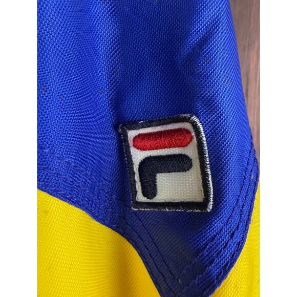 FILA Ski Performance Celtech-Hi Competition Jacket Retro Blue Yellow Mens Medium - Picture 4 of 11